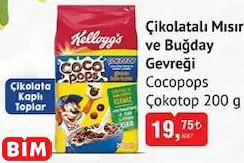 COCOPOPS ÇOKOTOP ÇİKOLATALI MISIR VE BUĞDAY GEVREĞİ